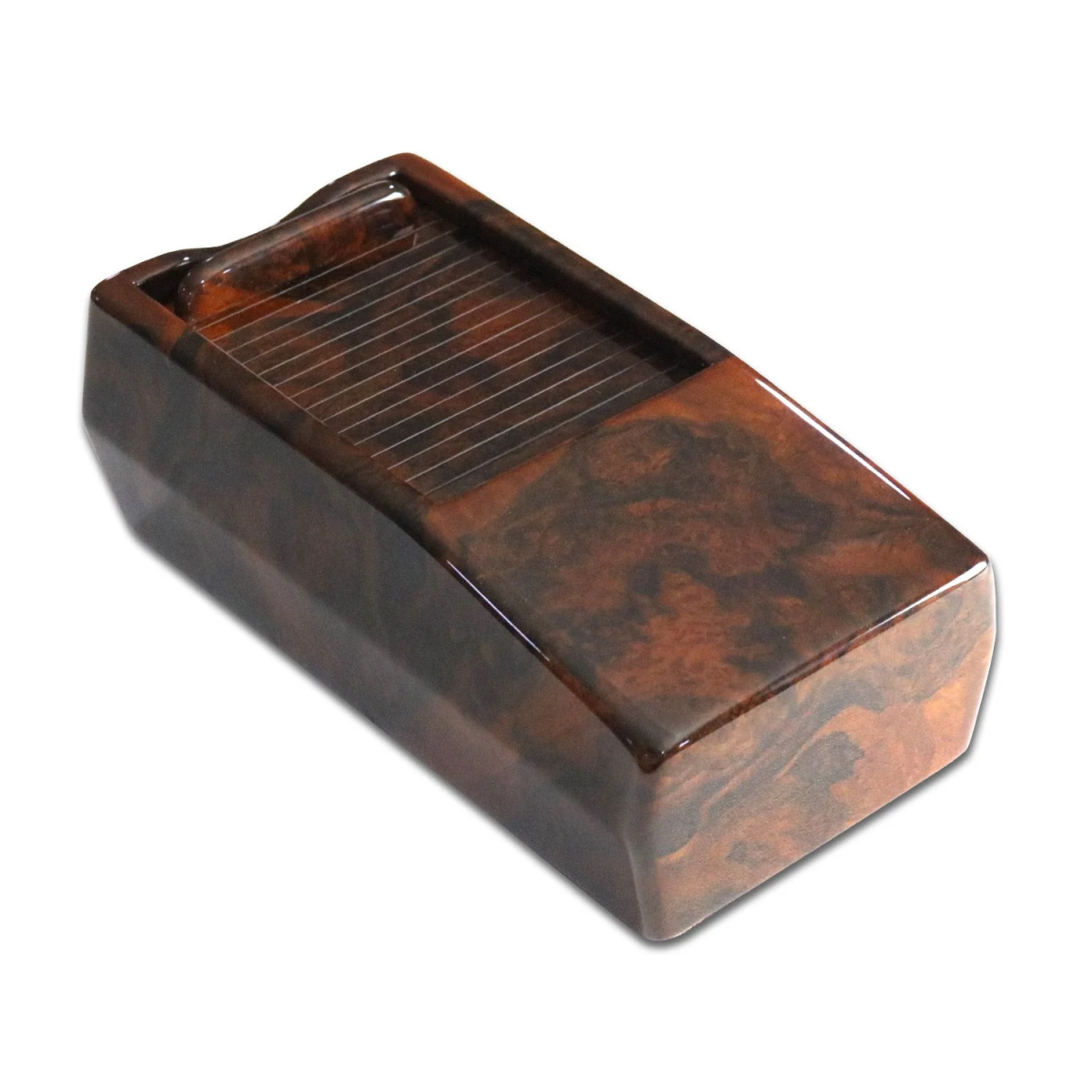 Mercedes SL Class Tape Box - Omac - Zebrano Sliding Lid Version - '72-'89 Mercedes SL Class Tape Box - Omac - Zebrano Sliding Lid Version - '72-'89